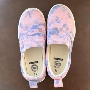 Wonder Nation Pink and Blue Tie-Dye Sneakers